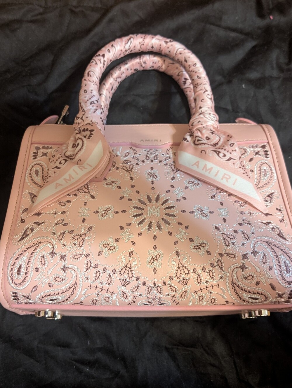 Amiri Women Micro Bandana Triangle Handbag Luxury purse